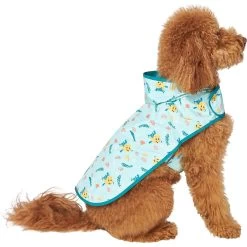 Disney Lightweight Flounder Print Dog & Cat Raincoat