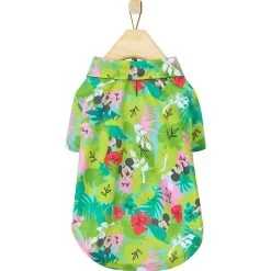 Disney Mickey Mouse Hawaiian Dog & Cat Camp Shirt -Happy Paw Shop 220317 PT2. AC SS1800 V1643835086