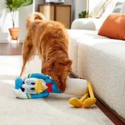 Disney Donald Duck Wagazoo Plush Squeaky Dog Toy, Extra Long -Happy Paw Shop 220689 PT2. AC SS1800 V1612366604