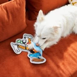 Disney Goofy Flat Plush Squeaky Dog Toy -Happy Paw Shop 220703 PT2. AC SS1800 V1612364808