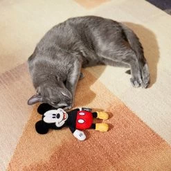 Disney Mickey Mouse Plush Kicker Cat Toy With Catnip 5 Disney Mickey Mouse Plush Kicker Cat Toy With Catnip -Happy Paw Shop 220766 PT2. AC SS1800 V1612365193