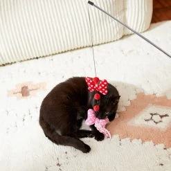 Disney Minnie Mouse Bows Teaser Cat Toy With Catnip -Happy Paw Shop 220799 PT2. AC SS1800 V1612366877