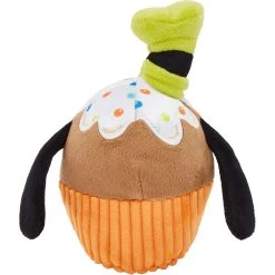 Disney Goofy Cupcake Plush Squeaky Dog Toy