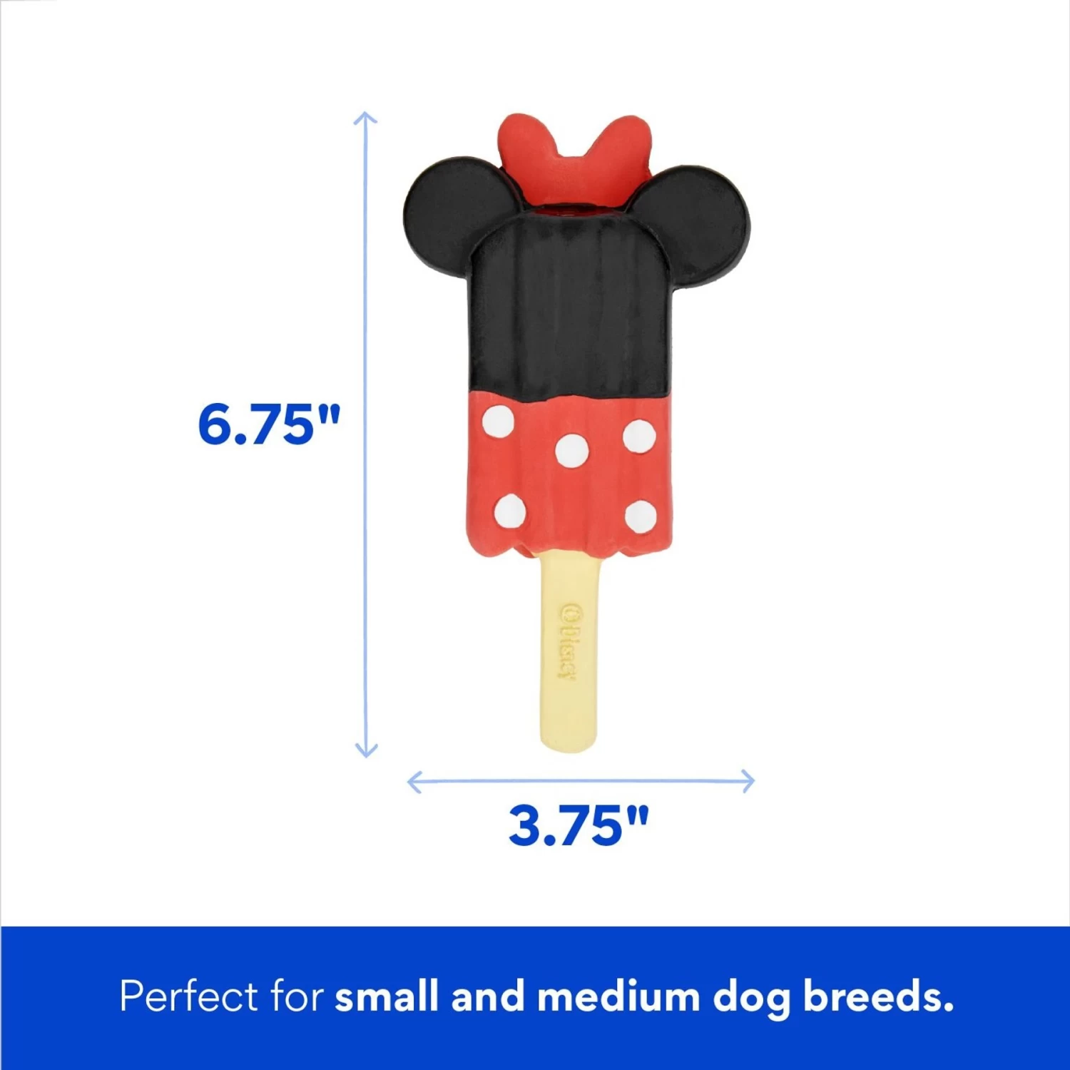 Disney Minnie Mouse Ice Pop Latex Squeaky Dog Toy 2 Disney Minnie Mouse Ice Pop Latex Squeaky Dog Toy - Image 2