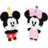 Disney Mickey Mouse & Minnie Mouse Birthday Plush Cat Toy With Catnip