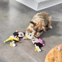 Disney Mickey Mouse & Friends Birthday Plush With Rope Squeaky Dog Toy -Happy Paw Shop 265560 PT3. AC SS1800 V1625069558