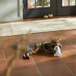 Disney Halloween Mickey Mouse Ghost Plush Kicker Cat Toy With Catnip -Happy Paw Shop 267864 PT3. AC SS1800 V1623245757