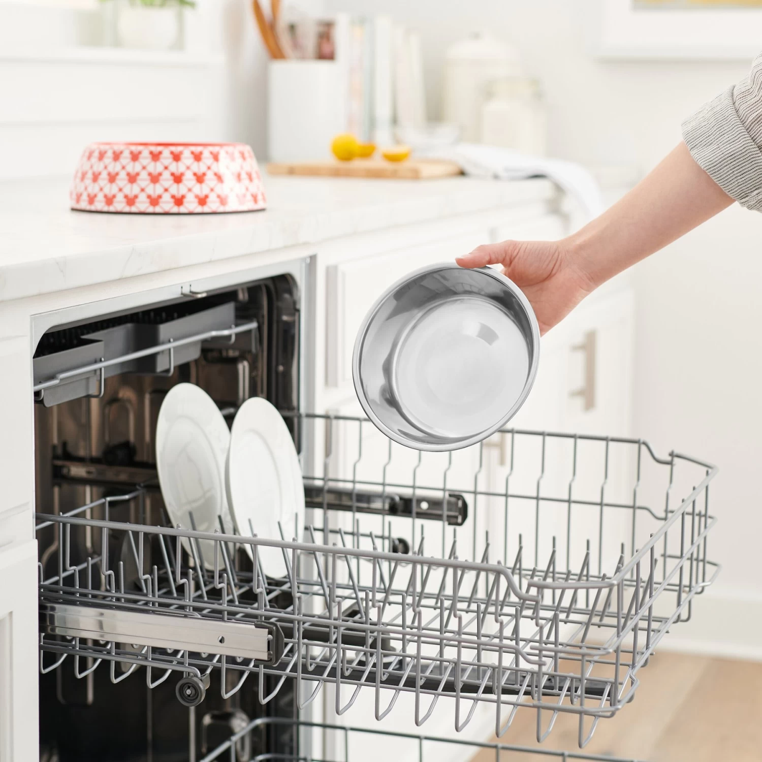 Disney Mickey Mouse Red Deco Stainless Steel & Melamine Dog & Cat Bowl 6 Disney Mickey Mouse Red Deco Stainless Steel & Melamine Dog & Cat Bowl - Image 6