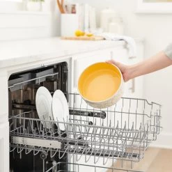 Disney Winnie The Pooh Non-Skid Ceramic Dog & Cat Bowl, Yellow -Happy Paw Shop 280627 PT6. AC SS1800 V1629988002