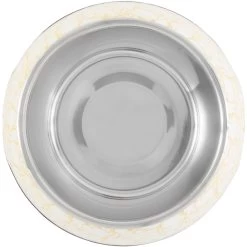 Disney Winnie The Pooh Non-Skid Stainless Steel With Melamine Stand Dog & Cat Bowl, Yellow -Happy Paw Shop 280632 PT4. AC SS1800 V1628535455