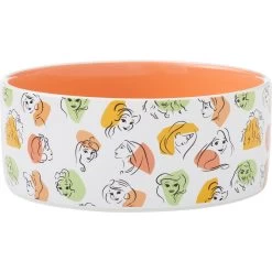 Disney Princesses Non-Skid Ceramic Dog & Cat Bowl