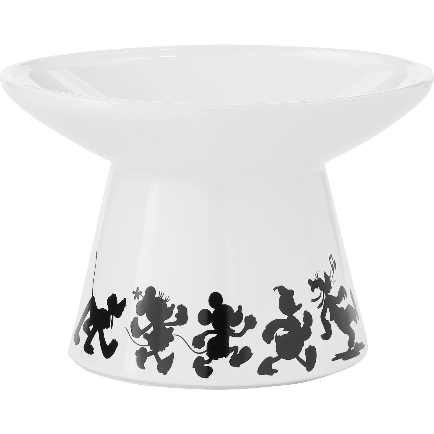 Disney Mickey Mouse Wide Shape Non-Skid Elevated Ceramic Cat Bowl 1 Disney Mickey Mouse Wide Shape Non-Skid Elevated Ceramic Cat Bowl