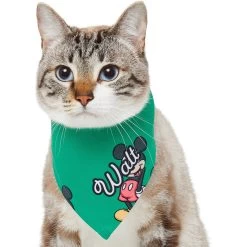 Disney Mickey Mouse Golden Days Personalized Dog & Cat Bandana -Happy Paw Shop 294293 PT7. AC SS1800 V1625151485