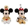 Disney Mickey & Minnie Mouse Plush Squeaky Dog Toy, 2 Count