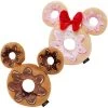 Disney Mickey Mouse Donut Plush Squeaky Dog Toy & Disney Minnie Mouse Donut Plush Squeaky Dog Toy