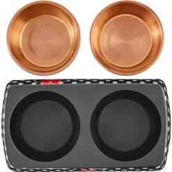 Disney Minnie Mouse Peek-A-Boo Melamine Stainless Steel Double Dog & Cat Bowl -Happy Paw Shop 315286 PT4. AC SS1800 V1646327641