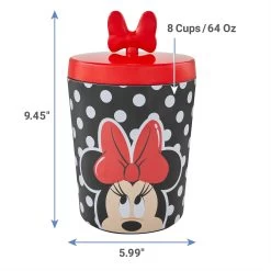 Disney Minnie Mouse Peek-A-Boo Melamine Dog & Cat Treat Jar -Happy Paw Shop 315289 PT1. AC SS1800 V1647529835
