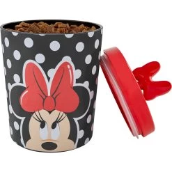 Disney Minnie Mouse Peek-A-Boo Melamine Dog & Cat Treat Jar -Happy Paw Shop 315289 PT4. AC SS1800 V1646327231