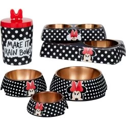 Disney Minnie Mouse Peek-A-Boo Melamine Dog & Cat Treat Jar -Happy Paw Shop 315289 PT8. AC SS1800 V1647288877