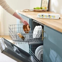 Disney Mickey Mouse Lemon Melamine Stainless Steel Double Dog & Cat Bowl -Happy Paw Shop 315299 PT6. AC SS1800 V1647283670