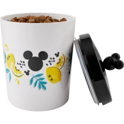 Disney Mickey Mouse Lemon Melamine Dog & Cat Treat Jar -Happy Paw Shop 315302 PT4. AC SS1800 V1646327545
