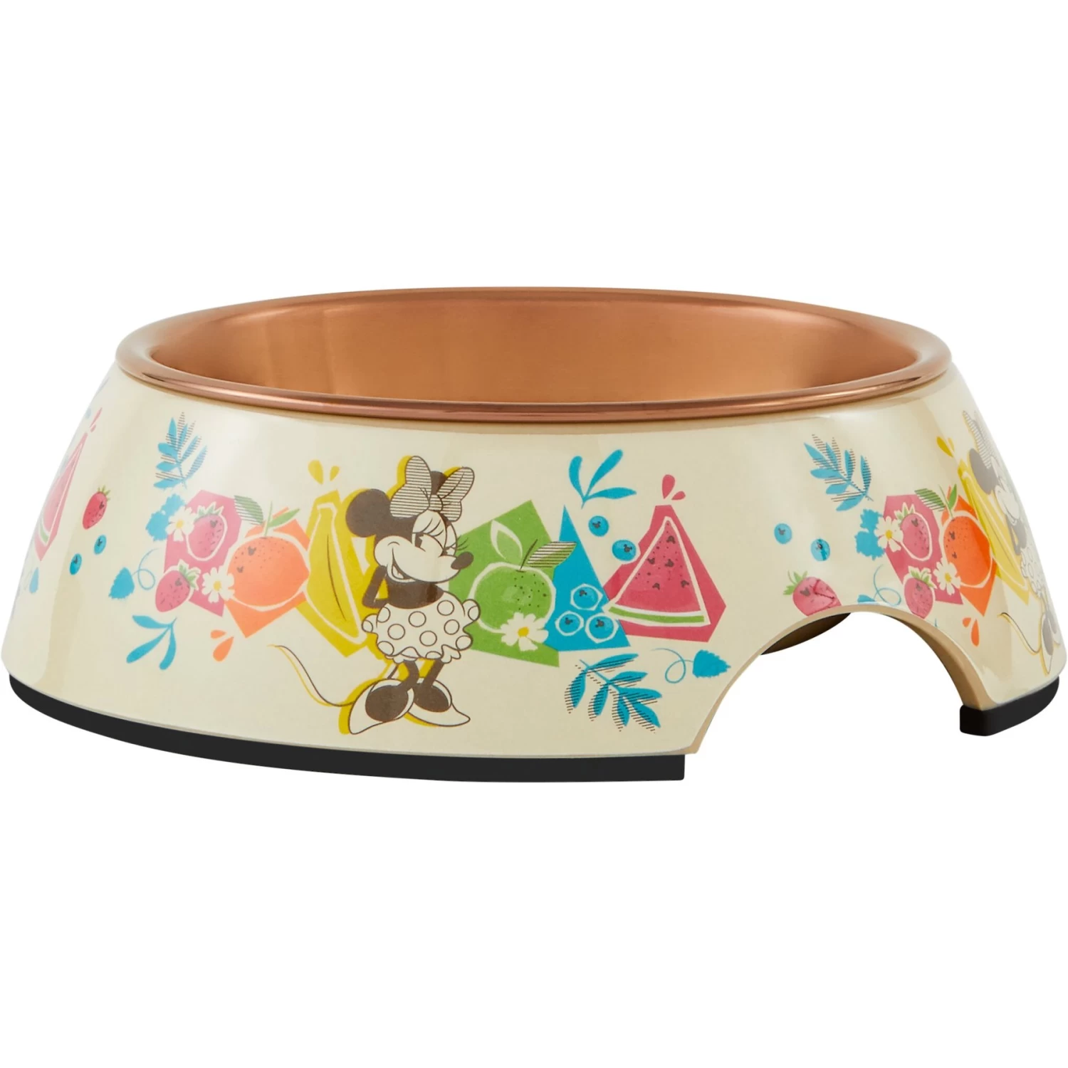 Disney Minnie Mouse Summer Bamboo Melamine Stainless Steel Dog & Cat Bowl 1 Disney Minnie Mouse Summer Bamboo Melamine Stainless Steel Dog & Cat Bowl