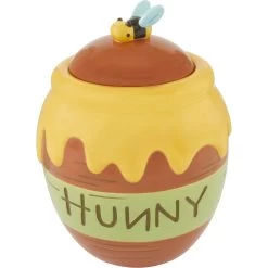 Disney Winnie The Pooh Ceramic Dog & Cat Treat Jar