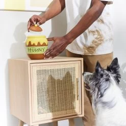 Disney Winnie The Pooh Ceramic Dog & Cat Treat Jar -Happy Paw Shop 315369 PT2. AC SS1800 V1647281658