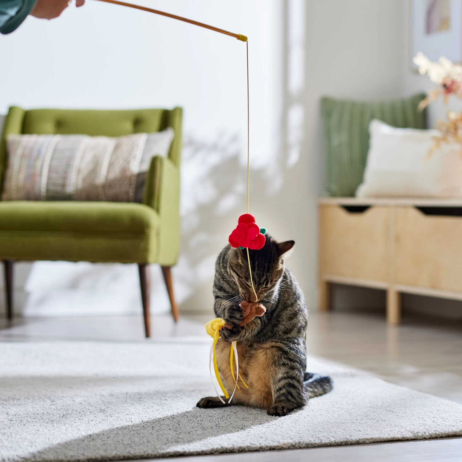 Disney Princess Belle Teaser Wand Cat Toy With Catnip 3 Disney Princess Belle Teaser Wand Cat Toy With Catnip - Image 3