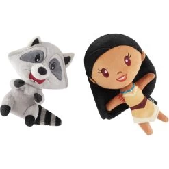 Disney Princess Pocahontas Plush Squeaky Dog Toy, 2 Count