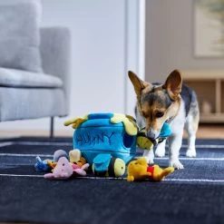 Disney Winnie The Pooh & Friends Hunny Pot Hide & Seek Puzzle Plush Squeaky Dog Toy -Happy Paw Shop 328775 PT3. AC SS1800 V1659031245