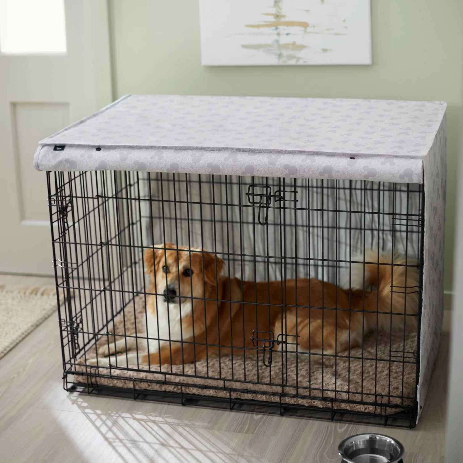 Disney Mickey Mouse Crosshatch Dog Crate Cover 6 Disney Mickey Mouse Crosshatch Dog Crate Cover - Image 6