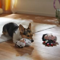 Disney Halloween Villains Cruella De Vil & Dalmatian Plush Squeaky Dog Toy -Happy Paw Shop 344467 PT3. AC SS1800 V1657657086