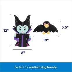 Disney Villains Maleficent & Raven Plush Squeaky Dog Toy, 2 Count -Happy Paw Shop 344477 PT1. AC SS1800 V1690904515