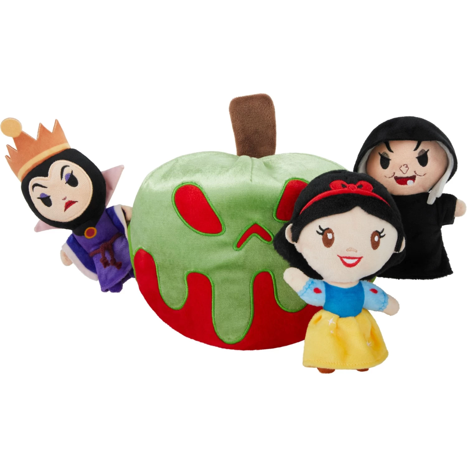 Disney Villains Snow White & The Evil Queen Hide & Seek Puzzle Plush Squeaky Dog Toy 1 Disney Villains Snow White & The Evil Queen Hide & Seek Puzzle Plush Squeaky Dog Toy