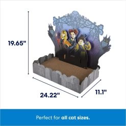Disney Halloween Hocus Pocus Graveyard Step-In Cat Scratcher Toy -Happy Paw Shop 344493 PT1. AC SS1800 V1689876561