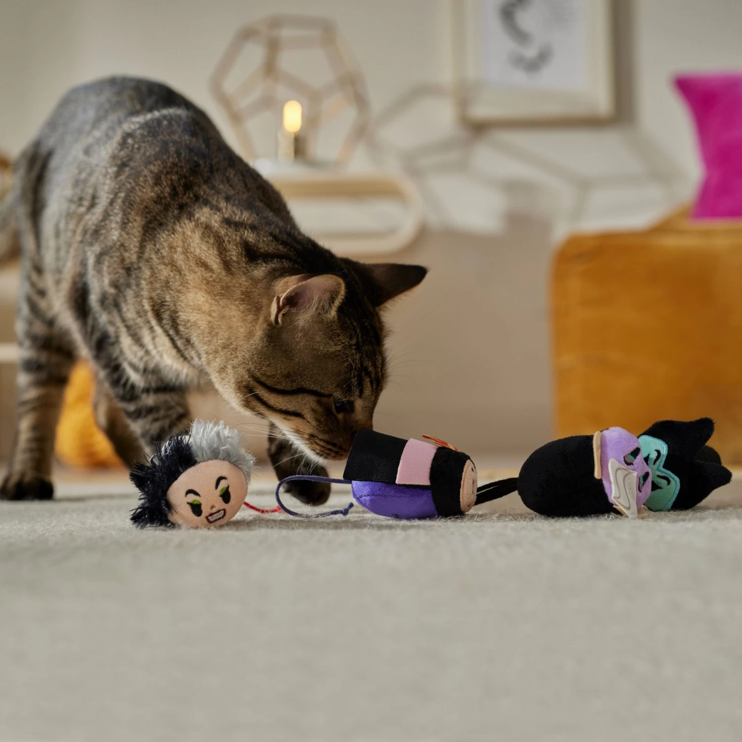 Disney Halloween Villains Mice Cat Toy With Catnip 3 Disney Halloween Villains Mice Cat Toy With Catnip - Image 3