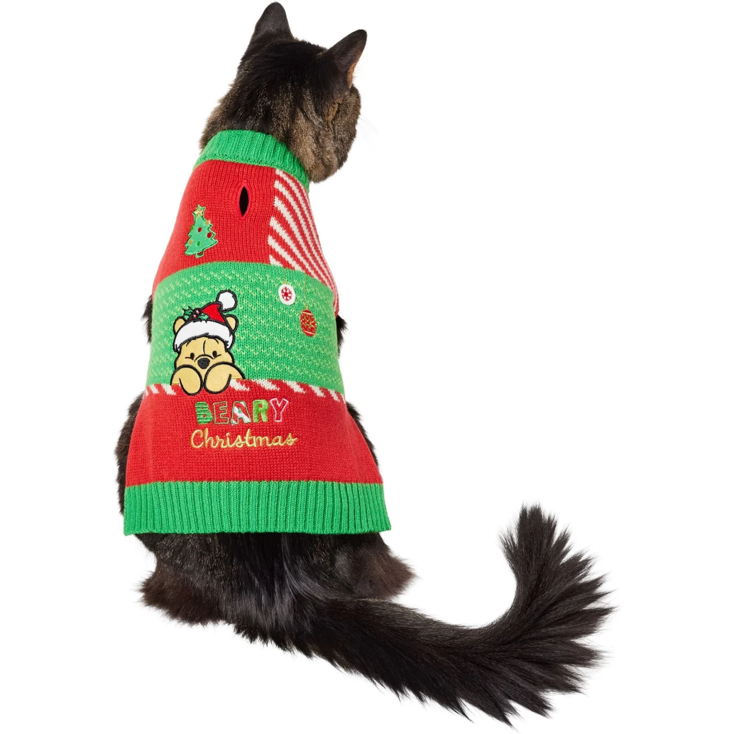 Disney Winnie The Pooh Patchwork Dog & Cat Sweater 1 Disney Winnie The Pooh Patchwork Dog & Cat Sweater