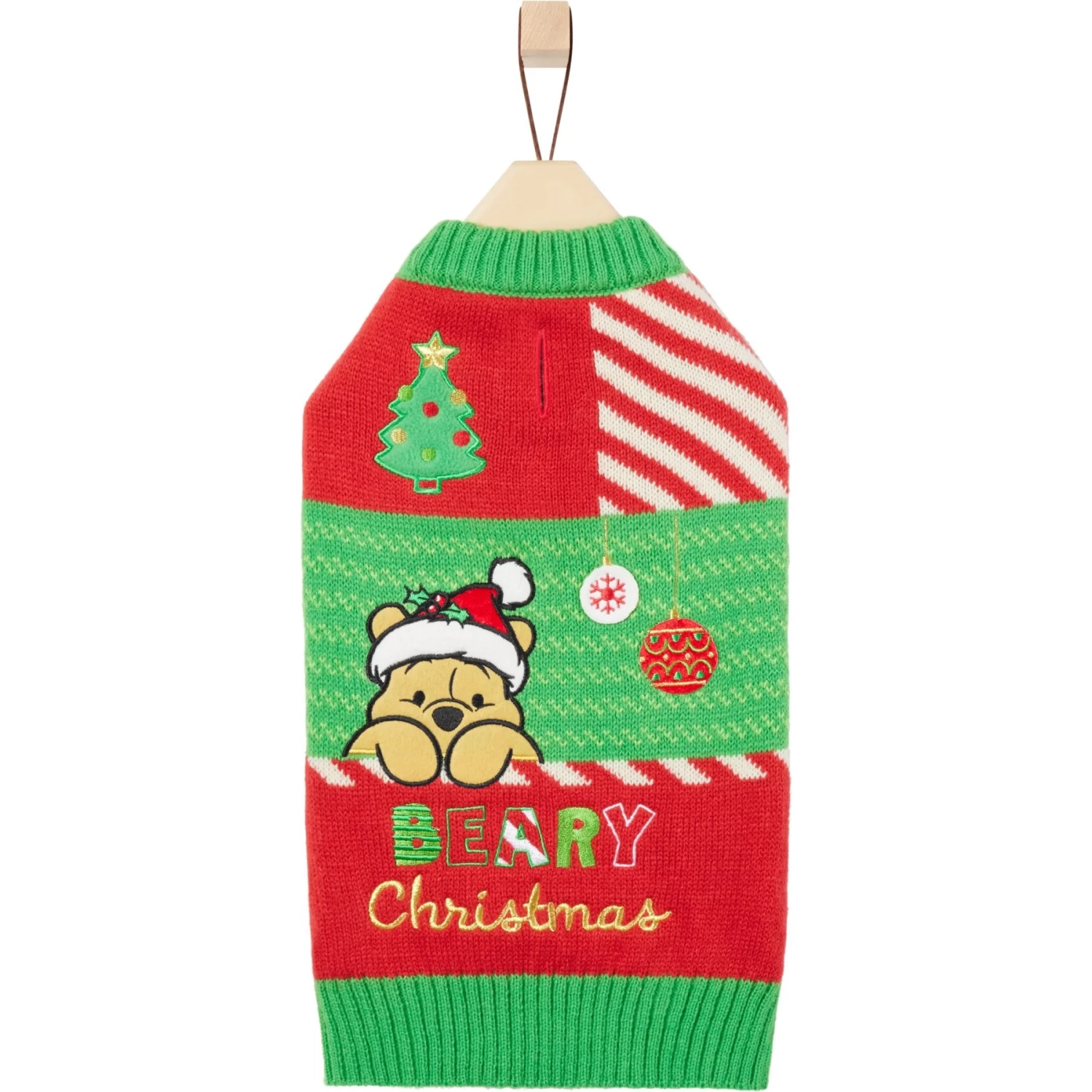 Disney Winnie The Pooh Patchwork Dog & Cat Sweater 4 Disney Winnie The Pooh Patchwork Dog & Cat Sweater - Image 4