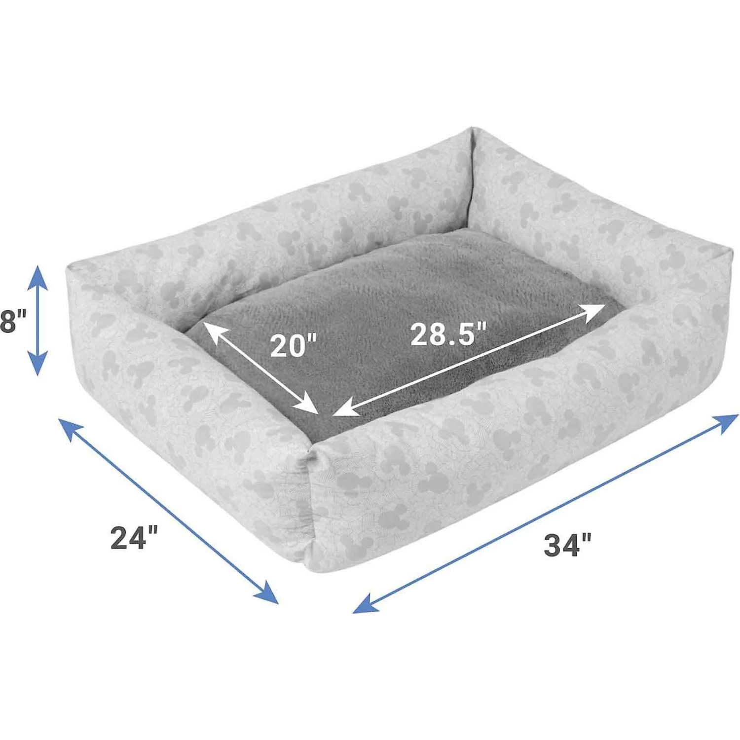 Disney Mickey Mouse Pillow Cat & Dog Bed & Disney Mickey Mouse Bolster Cat & Dog Bed 7 Disney Mickey Mouse Pillow Cat & Dog Bed & Disney Mickey Mouse Bolster Cat & Dog Bed - Image 7