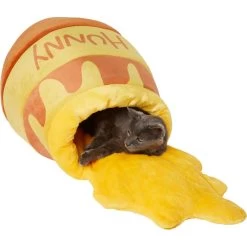 Disney Winnie The Pooh Pet Bed & Disney Winnie The Pooh Honey Pot Covered Cat & Dog Bed -Happy Paw Shop 370384 PT5. AC SS1800 V1645808510