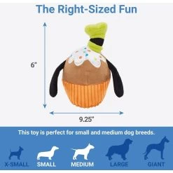 Disney Mickey Mouse Donut Plush Squeaky Dog Toy + 3 Items -Happy Paw Shop 582398 PT4. AC SS1800 V1658238570