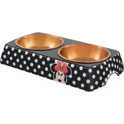 Disney Minnie Mouse Peek-A-Boo Silicone Dog & Cat Can Cover & Disney Minnie Mouse Peek-A-Boo Melamine Stainless Steel Double Dog & Cat Bowl -Happy Paw Shop 623406 PT5. AC SS1800 V1661896618