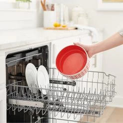 Disney Mickey Silicone Dog & Cat Food Mat & Disney Mickey Mouse Red Deco No-Skid Ceramic Dog & Cat Bowl -Happy Paw Shop 623462 PT8. AC SS1800 V1661896758