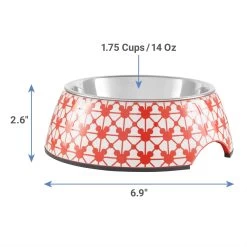 Disney Mickey Silicone Dog & Cat Food Mat & Disney Mickey Mouse Red Deco Stainless Steel & Melamine Dog & Cat Bowl -Happy Paw Shop 623470 PT6. AC SS1800 V1662040128