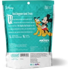 Disney Table Scraps Mickey Mouse Hot Diggity Dog Recipe Upcycled Jerky Dog Treats, 5-oz Bag & Disney Mickey Mouse Ceramic Dog & Cat Treat Jar -Happy Paw Shop 623510 PT2. AC SS1800 V1661896454